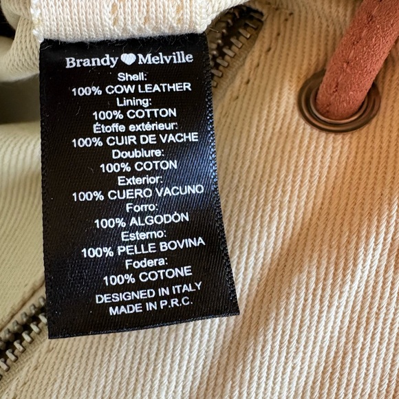 Like New Brandy Melville Pink Suede Mini Backpack, Drawstring/Snap Closure - Picture 11 of 14